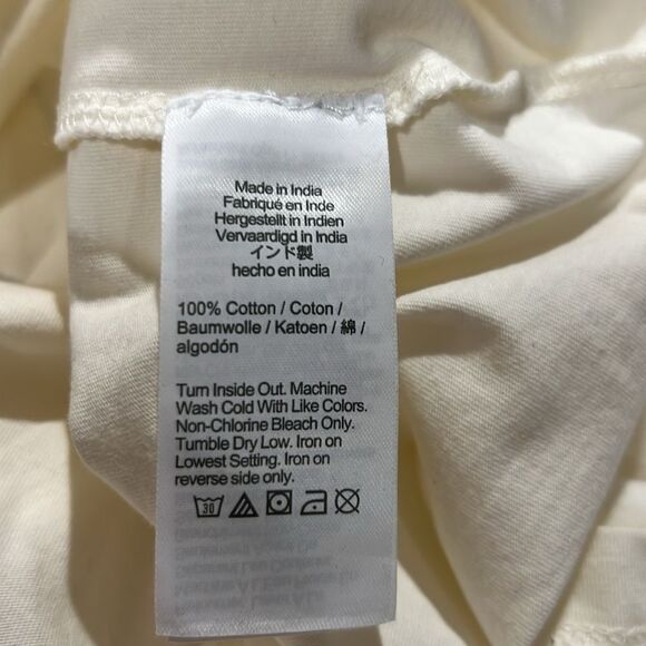 J. Crew Factory Martini graphic sequins Collector Tee Ivory NWT XS - Picture 5 of 6